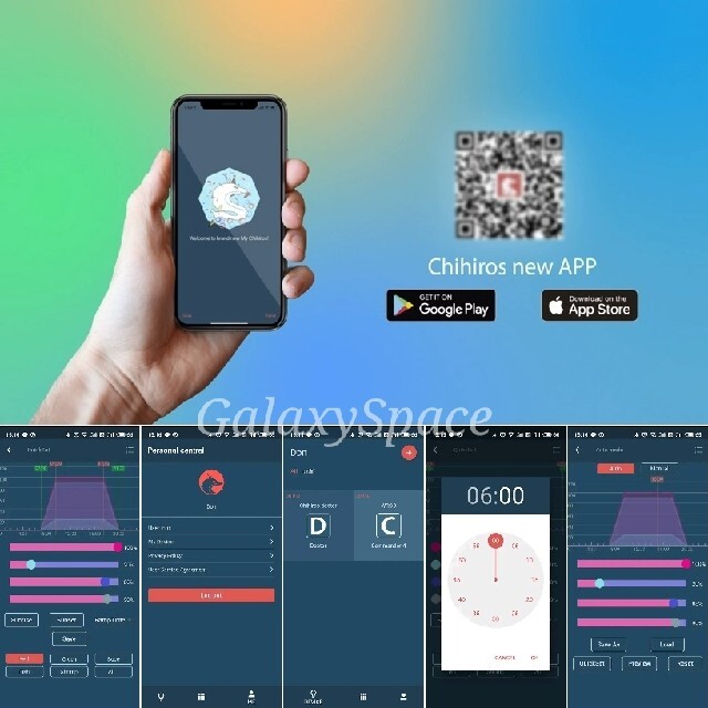 ☆60㎝水槽用 chihiros WRGB2 LEDライト シェード ワイヤー付の通販 by