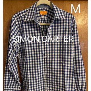 サイモンカーター(SIMON CARTER)の美品　SIMON CARTER. M  チェックシャツ(シャツ)