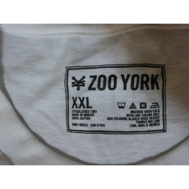 ZOO YORK(ズーヨーク)のUSA購入 アメカジ【ZOOYORK】イラストプリントTシャツUS XXL メンズのトップス(Tシャツ/カットソー(半袖/袖なし))の商品写真