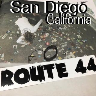 スラッシャー(THRASHER)のROUTE44ルートフォーティーフォーUS限定 コアsk8SHOP ステッカー(スケートボード)