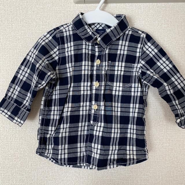 babyGAP(ベビーギャップ)のGAP チェック　シャツ キッズ/ベビー/マタニティのベビー服(~85cm)(シャツ/カットソー)の商品写真