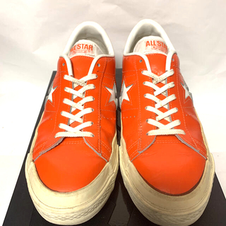 コンバース(CONVERSE)の90s CONVERSE ONE STAR orange leather(スニーカー)