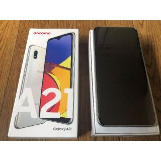 エヌティティドコモ(NTTdocomo)の【tsk様専用】Galaxy A21 SC-42Asimロック解除済 新品未使用(スマートフォン本体)