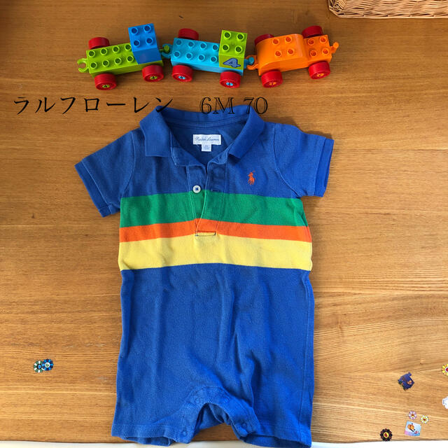 Ralph Lauren(ラルフローレン)のラルフローレン　ロンパース　6M 70 キッズ/ベビー/マタニティのベビー服(~85cm)(ロンパース)の商品写真