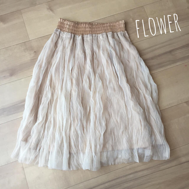 flower(フラワー)の秋にぴったり❁ チュールスカート  レディースのスカート(ひざ丈スカート)の商品写真