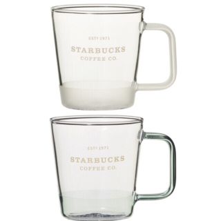 スターバックスコーヒー(Starbucks Coffee)の【2点セット】スターバックス耐熱 マグカップ 237ml ブルー＆フロスト(グラス/カップ)