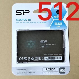 シリコンパワー SSD SATAⅢ 512GB(PCパーツ)