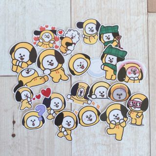 ボウダンショウネンダン(防弾少年団(BTS))のCHIMMY   フレークシール(シール)