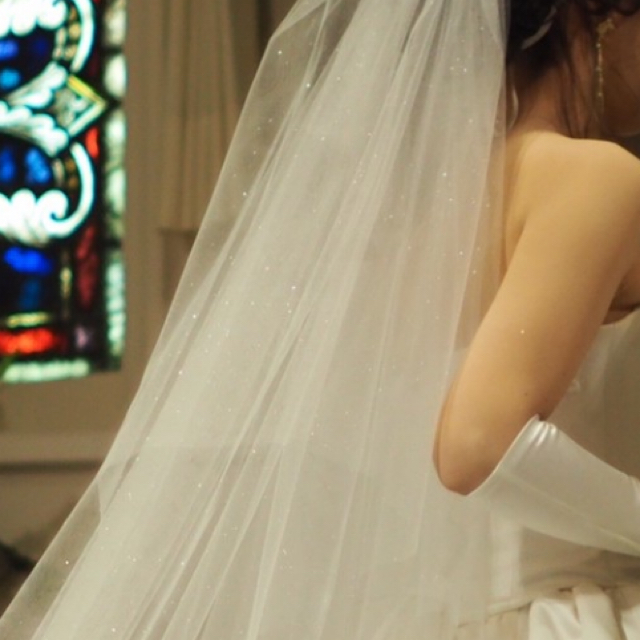 TAKAMI BRIDAL ロングベールラメ 最終お値引き早い者勝ちです♡ TAKAMI BRIDAL ロングベールラメ 最終お値引き早い者勝ちです♡