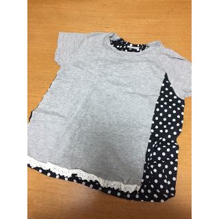 シップスキッズ(SHIPS KIDS)の【SHIPS KIDS／シップスキッズ】ドットレーススモック120cm(Tシャツ/カットソー)