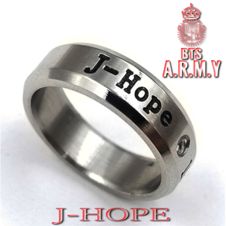 ✿BTS✿バンタン リング ホソク☆J-Hope☆ネックレス用紐付き◎(アイドルグッズ)