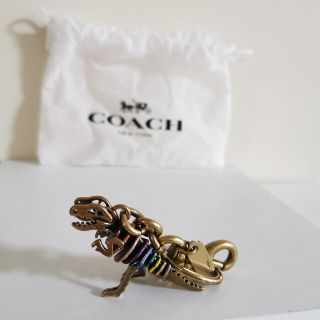 COACH - COACH バッグ チャーム レキシー 恐竜キーホルダー コーチ