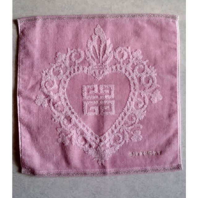 GIVENCHY(ジバンシィ)のジパンシー　ピンクのタオルハンカチ レディースのファッション小物(ハンカチ)の商品写真