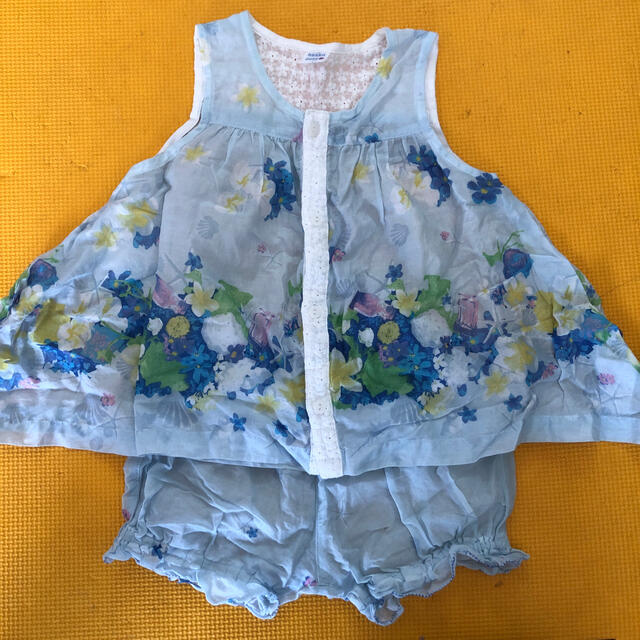 hakka baby(ハッカベビー)のハッカベビー　セットアップ　90 キッズ/ベビー/マタニティのキッズ服女の子用(90cm~)(ワンピース)の商品写真