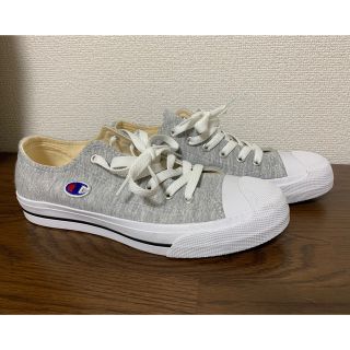 チャンピオン(Champion)のCHAMPION チャンピオン スニーカー 23.5㎝　グレー　キャンバス地(スニーカー)