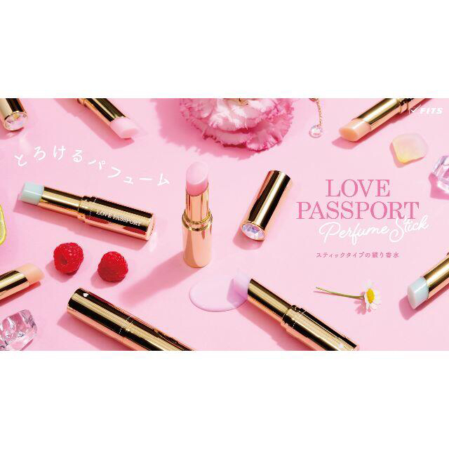 Love Passport(ラブパスポート)のラブ パスポート 　パフュームスティック 　ブルームピンク 3.5ｇ コスメ/美容の香水(香水(女性用))の商品写真