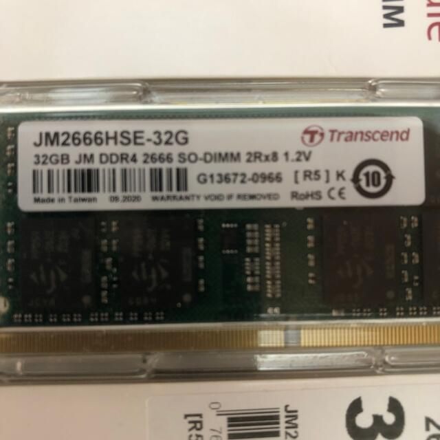 春夏新作の ノートPC用メモリ DDR4-2666 32GB 1枚 -PCパーツ