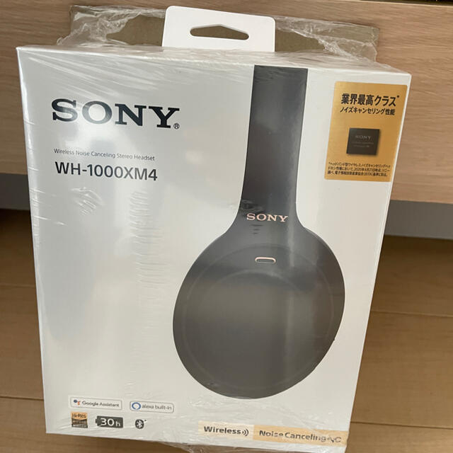 新品未開封 SONY WH-1000XM4 ワイヤレスヘッドホン ブラック-