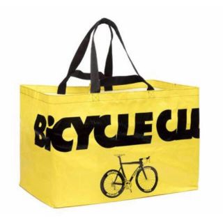 新品Bicycle club(バイセクルクラブ)ビッグイエロービニールバッグ(バッグ)