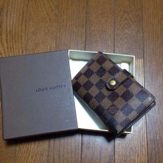 ルイヴィトン(LOUIS VUITTON)のLV⭐︎本物⭐︎ダミエ がま口財布(財布)