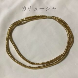 新品 ゴールド カチューシャ ゴム 未使用 ダンス バレエ ヘアアクセサリー(その他)