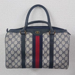 グッチ(Gucci)の【廃盤品】GUCCI シェリーライン ボストンバッグ(ボストンバッグ)