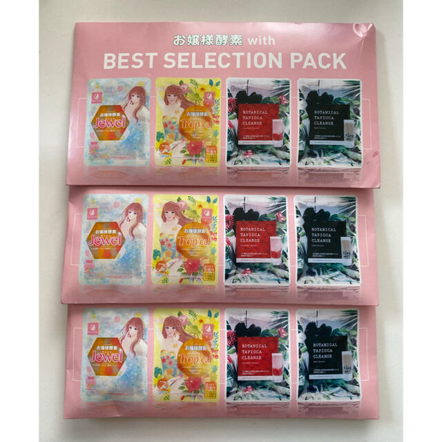 お嬢様酵素 jewel セレクションパック 4種パック×3セットの通販 by K 