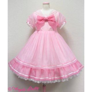 アンジェリックプリティー(Angelic Pretty)の♡シャーベットマリンOP♡(ひざ丈ワンピース)