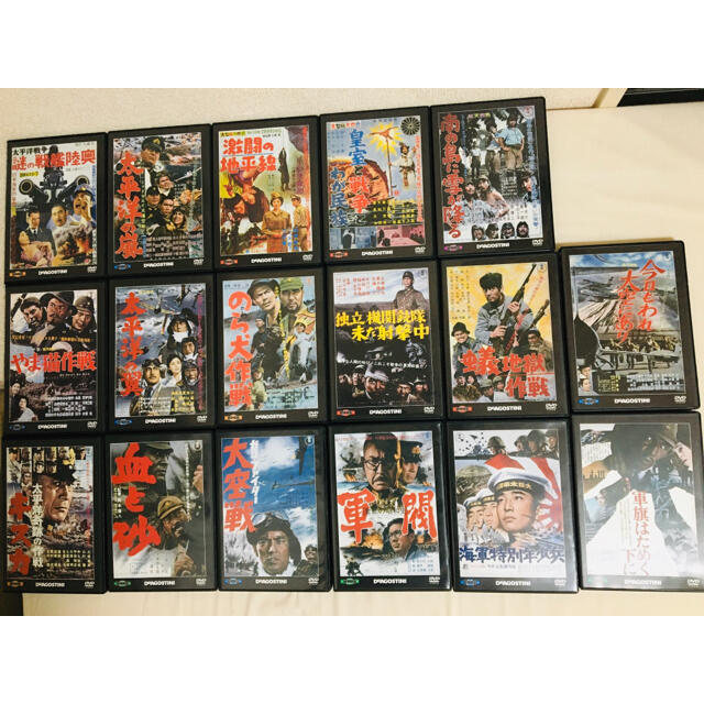 戦争映画 デアゴスティーニ の通販 by かめかめ、即購入OK｜ラクマ DVDコレクション 47本セット 人気豊富な