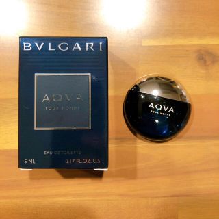 ブルガリ(BVLGARI)のBVLGARI/ブルガリ　アクアプールオム　オードトワレ　5ml(香水(男性用))