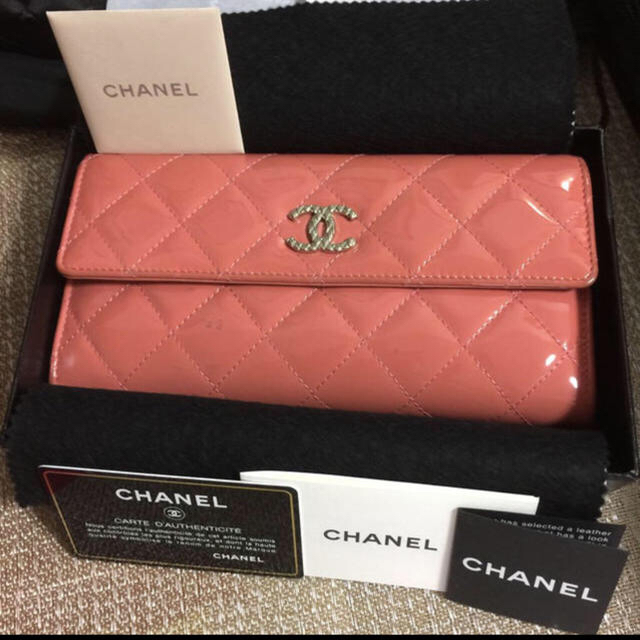 ユナイテッドトウキョウ CHANEL♡シルク スカーフ サーモンピンク