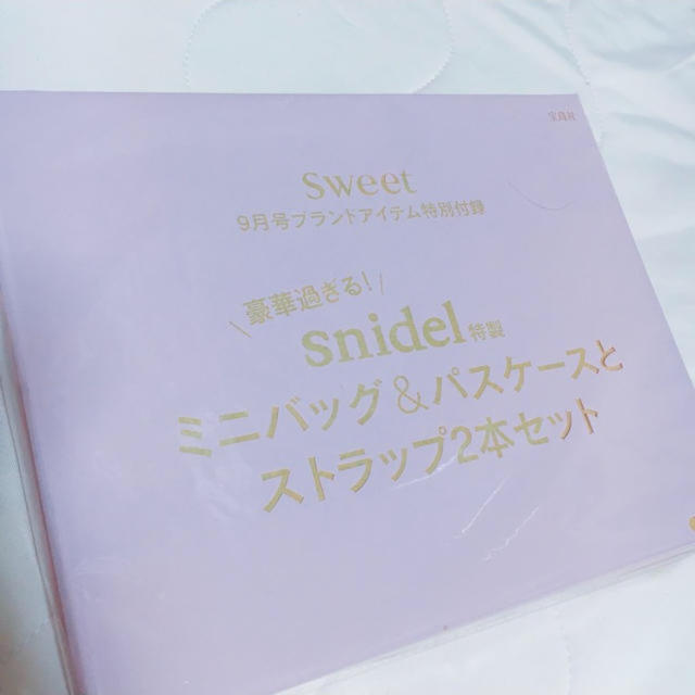 SNIDEL(スナイデル)のsweet❤︎9月号特別ブランド付録 レディースのレディース その他(その他)の商品写真