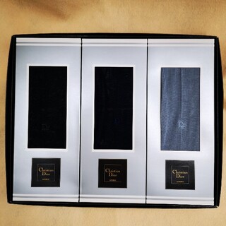 クリスチャンディオール(Christian Dior)のクリスチャンディオール　メンズ　ビジネスソックス 3枚セット(ソックス)