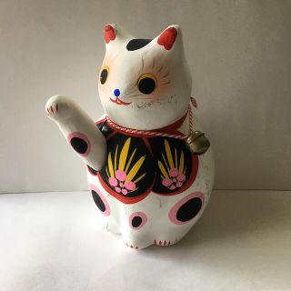 ムジルシリョウヒン(MUJI (無印良品))の招き猫　張り子(置物)