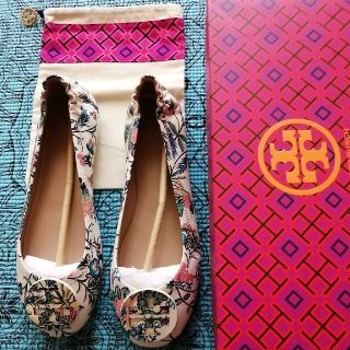 トリーバーチ(Tory Burch)のトリーバーチ　ミニー　Gabriella Floral Size 23.5cm(バレエシューズ)