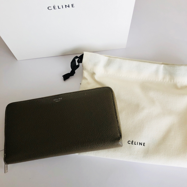 celine - お値下げ❗️セリーヌ長財布 グレー✖️イエロー 専用布