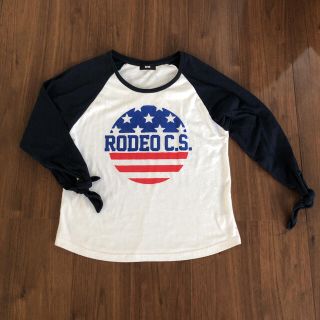 ロデオクラウンズワイドボウル(RODEO CROWNS WIDE BOWL)のロデオクラウンズ★アメリカン ロゴ ロンT★Sサイズ(Tシャツ(長袖/七分))