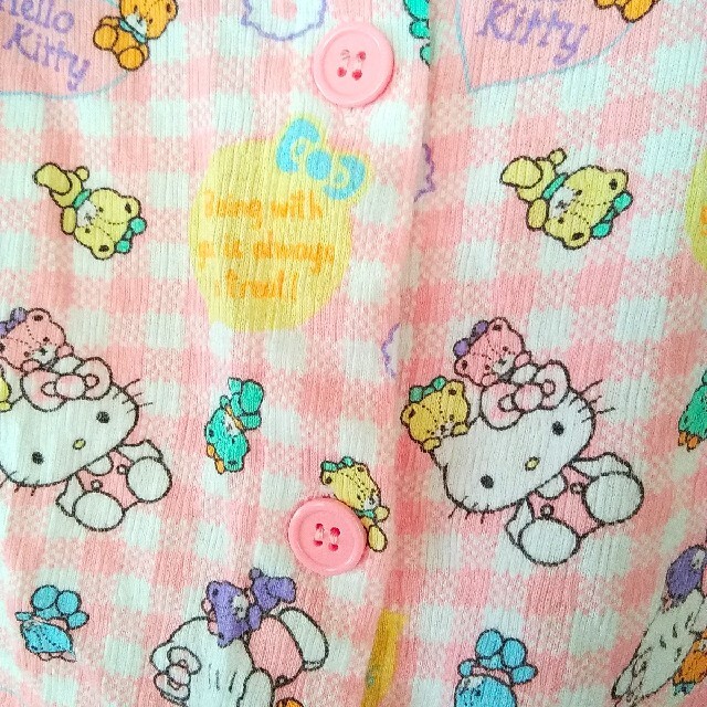 ハローキティ(ハローキティ)のハローキティ❀半袖パジャマ❀90cm キッズ/ベビー/マタニティのキッズ服女の子用(90cm~)(パジャマ)の商品写真