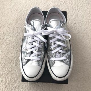 コンバース(CONVERSE)のコンバースオールスターチャックテイラーUSA5.5JPN24.5シルバー(スニーカー)