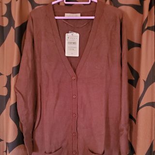 ザラ(ZARA)の新品♡ZARA♡ロングカーディガン♡ブラウン♡(カーディガン)