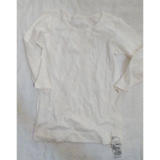 ムジルシリョウヒン(MUJI (無印良品))の無印　キッズ　七分丈トップス(Tシャツ/カットソー)