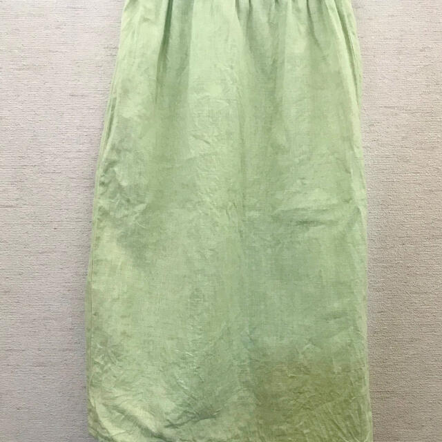 Ameri VINTAGE(アメリヴィンテージ)のusaヴィンテージ  ヘンプ　スカート　リネン レディースのスカート(ひざ丈スカート)の商品写真