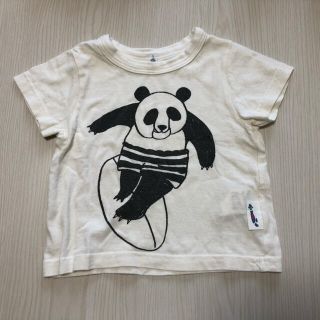 マーキーズ(MARKEY'S)のマーキーズ　80cm  波乗りパンダ　半袖Tシャツ(Ｔシャツ)