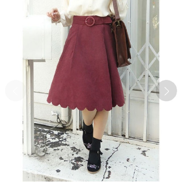 F i.n.t(フィント)のフィント スカラップスカート♡ レディースのスカート(ひざ丈スカート)の商品写真