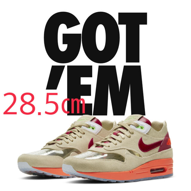 CLOT×NIKE AIR MAX 1 KISS OF DEATH (28.5)