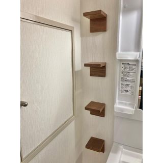 MUJI (無印良品) - 無印良品 壁に付けられる家具トレー ウォールナット