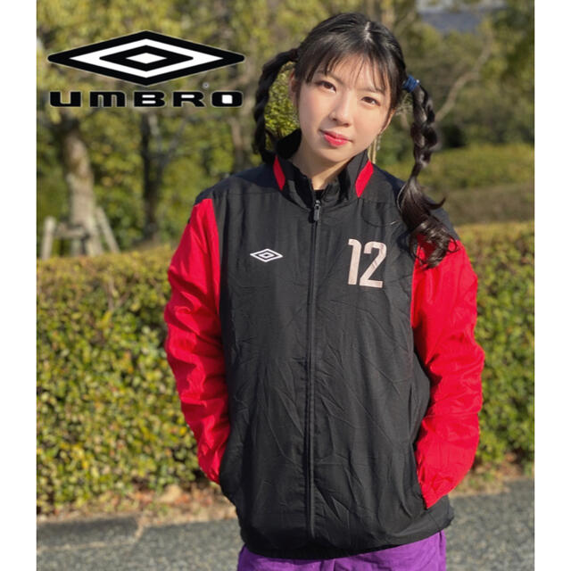 UMBRO(アンブロ)のアンブロ　umbro 古着　ナイロンジャケット　スポーツミックス レディースのジャケット/アウター(ナイロンジャケット)の商品写真