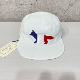 メゾンキツネ(MAISON KITSUNE')の新品　メゾンキツネ　キャップ　トリコロールフォックス　メンズ　レディース　刺繍(キャップ)