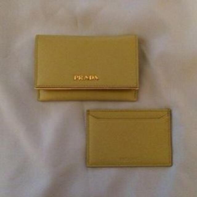 PRADA(プラダ)の最終　PRADA サフィアーノ カードケースセット　名刺入れ レディースのファッション小物(名刺入れ/定期入れ)の商品写真