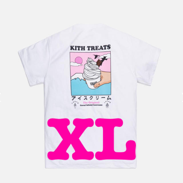 Tシャツ/カットソー(半袖/袖なし)XL kith アイスクリーム　tシャツ